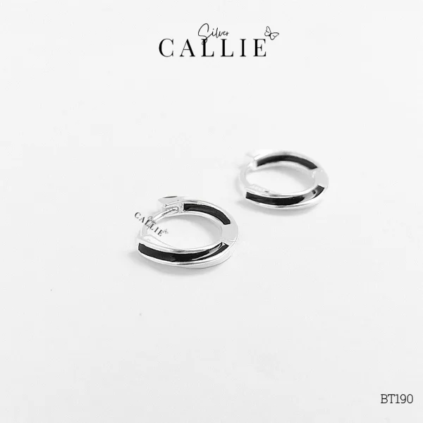 BT190 - Khoen bạc Callie Silver hai màu