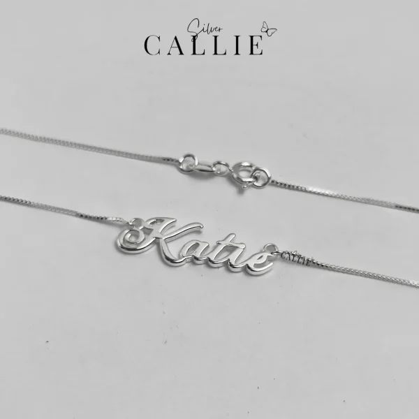 DC94 - Mặt Dây Bạc Callie Silver Thiết Kế Theo Tên