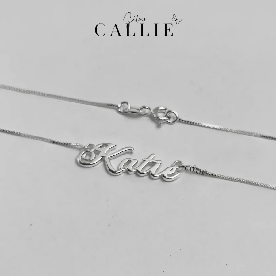 DC94 - Mặt Dây Bạc Callie Silver Thiết Kế Theo Tên