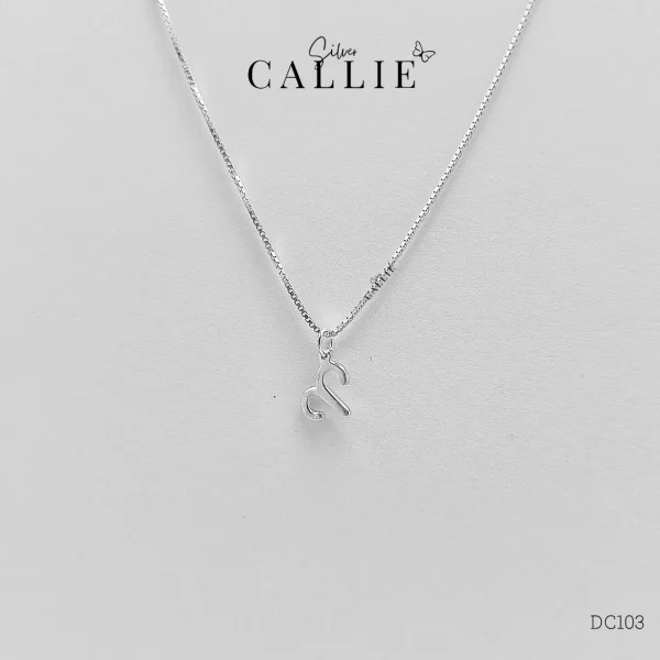 DC103 - Dây chuyền bạc Callie Silver cung Bạch Dương
