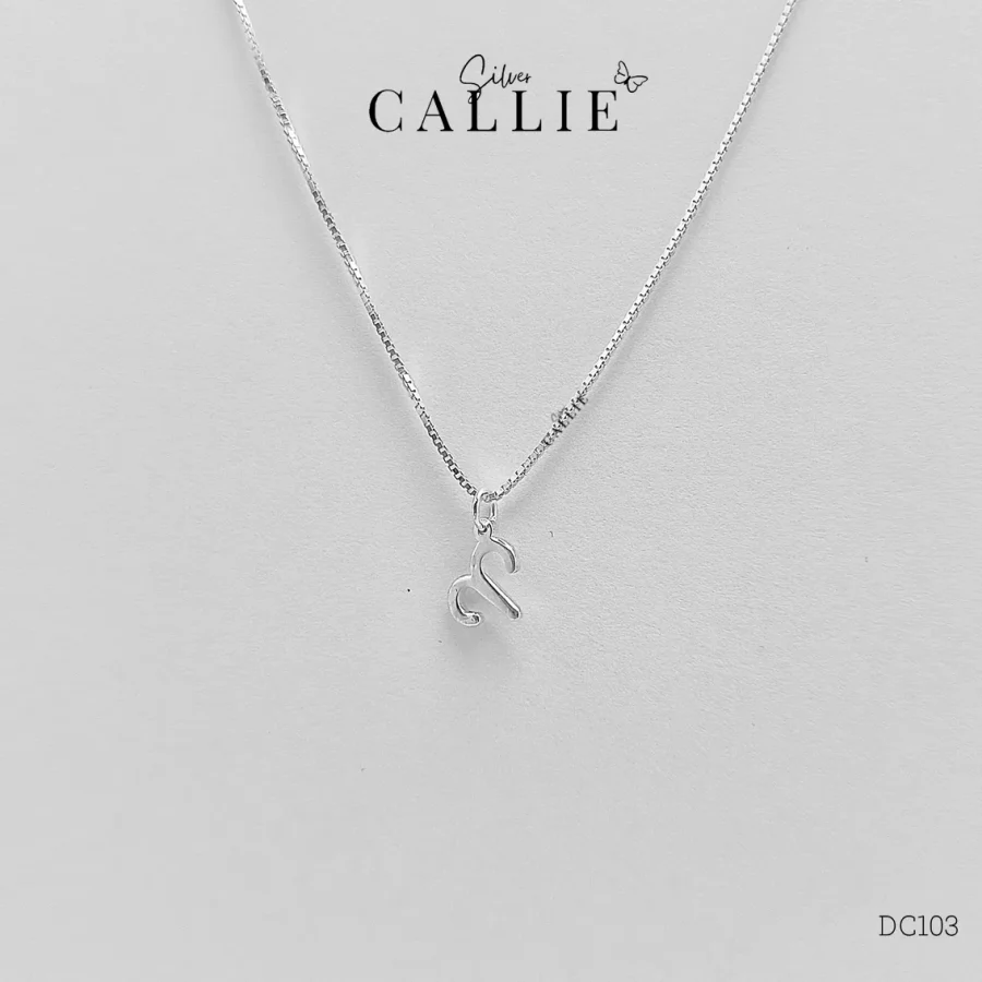 DC103 - Dây chuyền bạc Callie Silver cung Bạch Dương