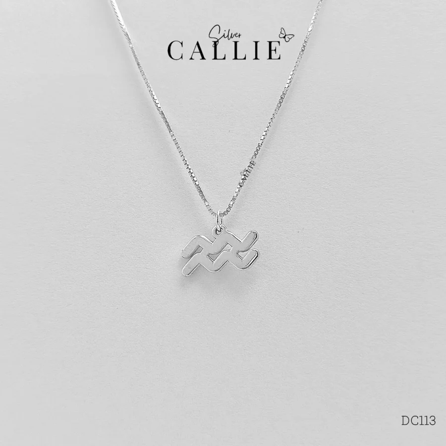 DC113 - Dây chuyền bạc Callie Silver cung Bảo Bình