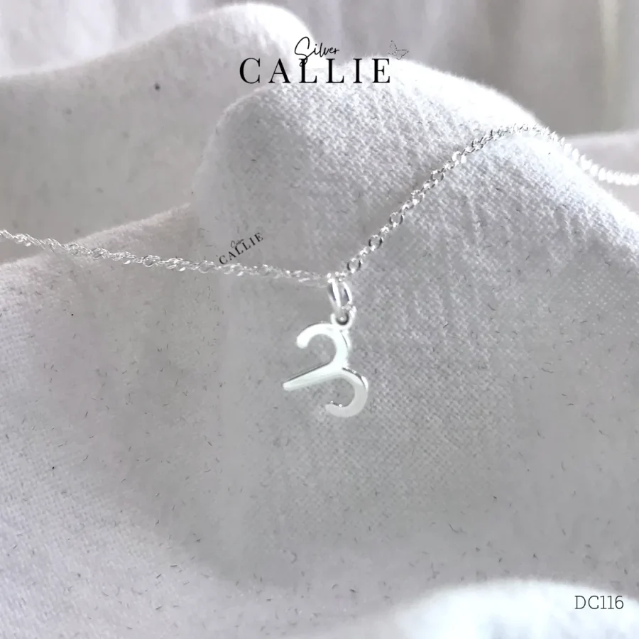 DC116 - Dây chuyền bạc Callie Silver cung Bạch Dương dây móc