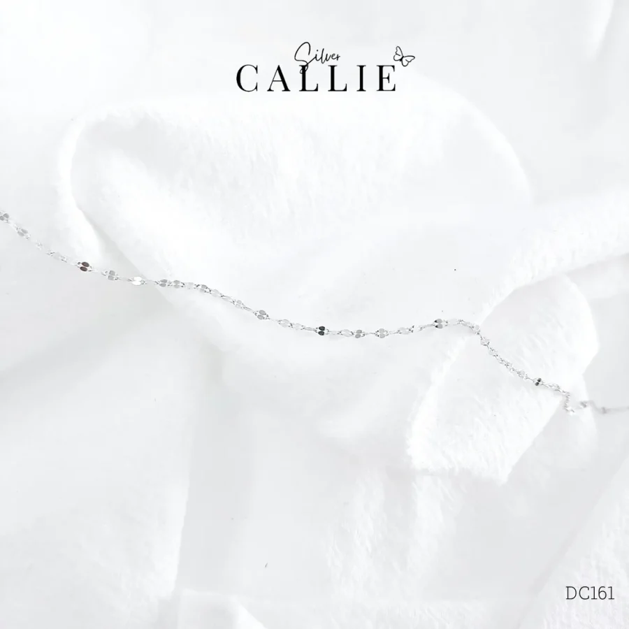 DC161 - Dây chuyền bạc Callie Silver xoắn