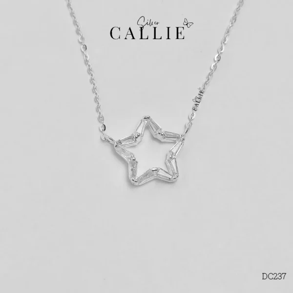 DC237 - Dây chuyền bạc Callie Silver ngôi sao