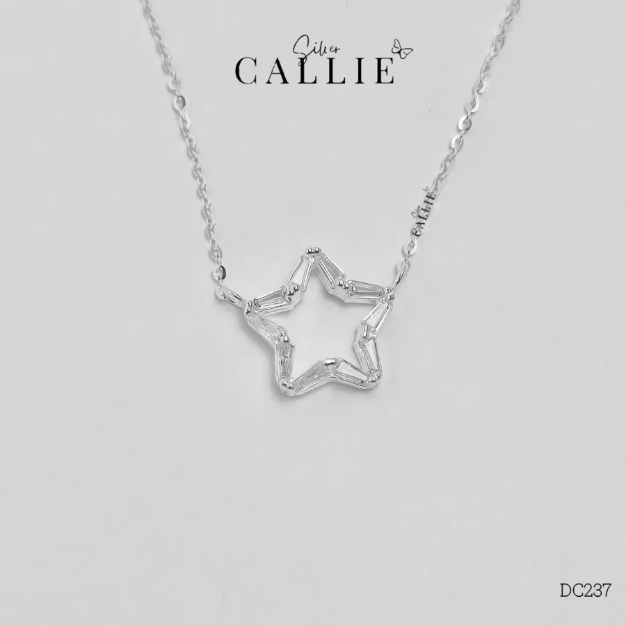 DC237 - Dây chuyền bạc Callie Silver ngôi sao