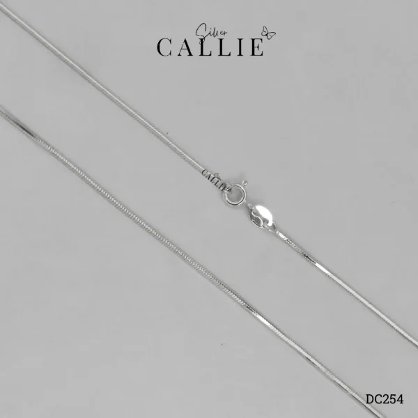 DC254 - Dây chuyền bạc Callie Silver dạng mì 1.05mm
