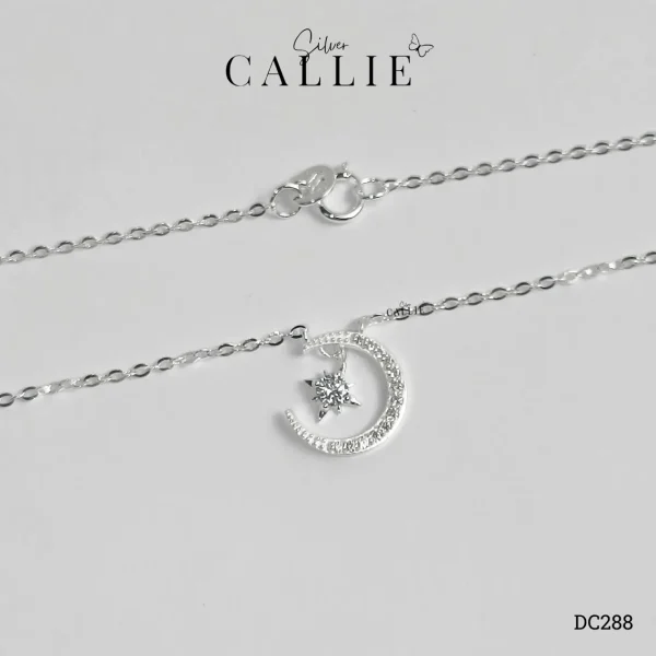 DC288 - Dây Chuyền Bạc Thiết Kế Callie Silver Mặt Trăng