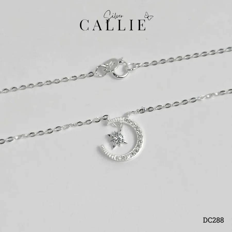 DC288 - Dây Chuyền Bạc Thiết Kế Callie Silver Mặt Trăng