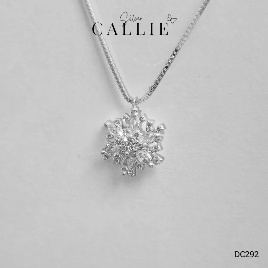 DC292 - Dây Chuyền Bạc Thiết Kế Callie Silver Bông Tuyết