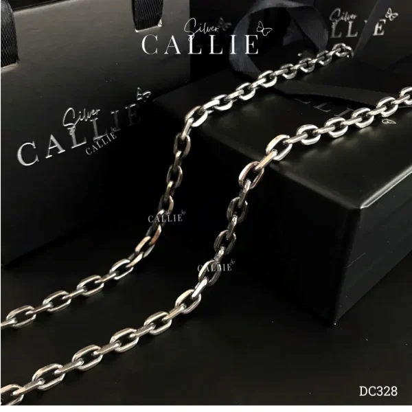 DC328 - Dây chuyền bạc kiểu xi Thái Callie Silver móc xích