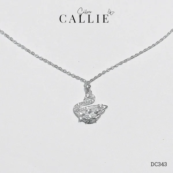 DC343 - Dây chuyền bạc Callie Silver thiên nga