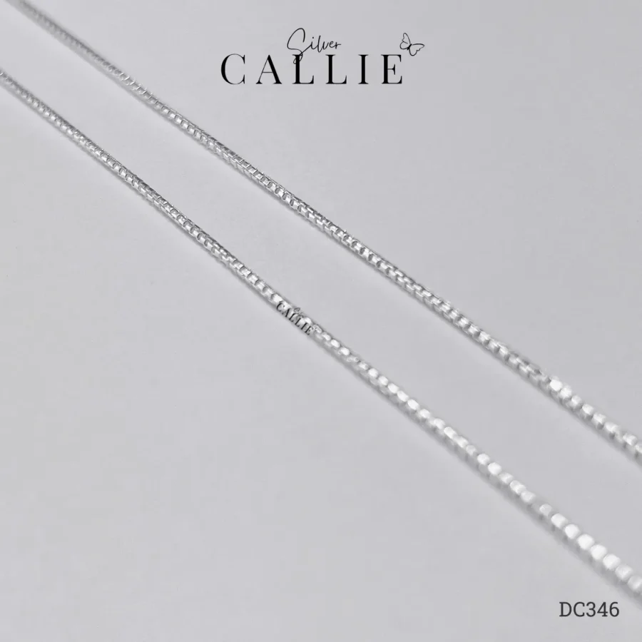 DC346 - Dây Chuyền Bạc Callie Silver Dây Hộp 1li