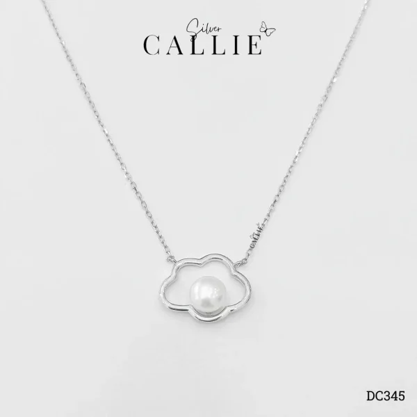DC345 - Dây chuyền bạc Callie Silver Mây Đính Hạt