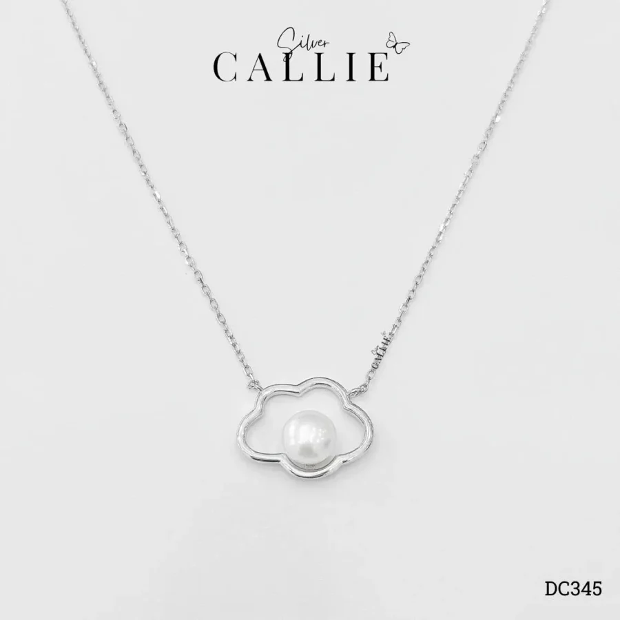 DC345 - Dây chuyền bạc Callie Silver Mây Đính Hạt
