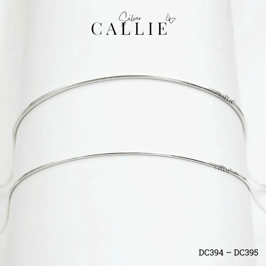 DC394 - DC395: Dây Chuyền Bạc Callie Silver Dây Mì