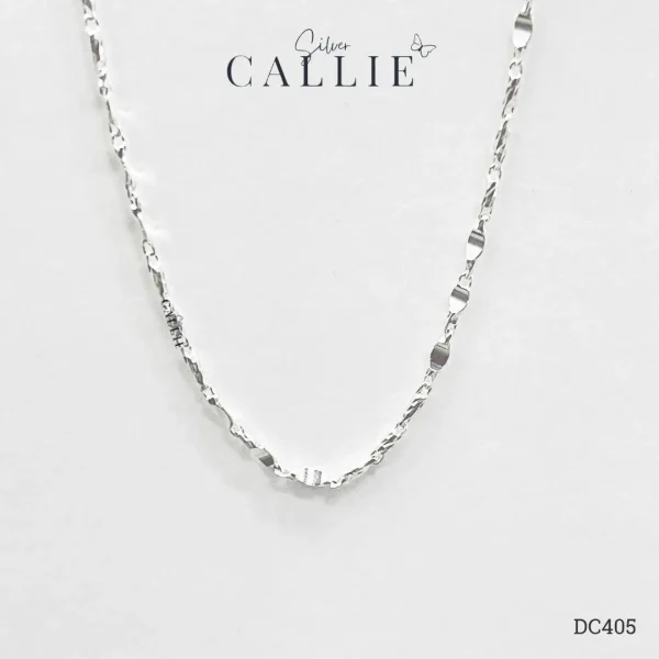 DC405 - Dây Chuyền Bạc Callie Silver Tide Rhythm