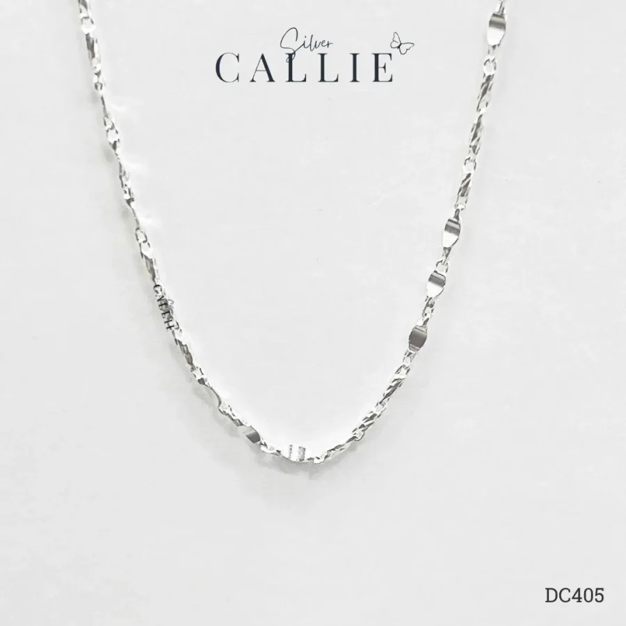 DC405 - Dây Chuyền Bạc Callie Silver Tide Rhythm