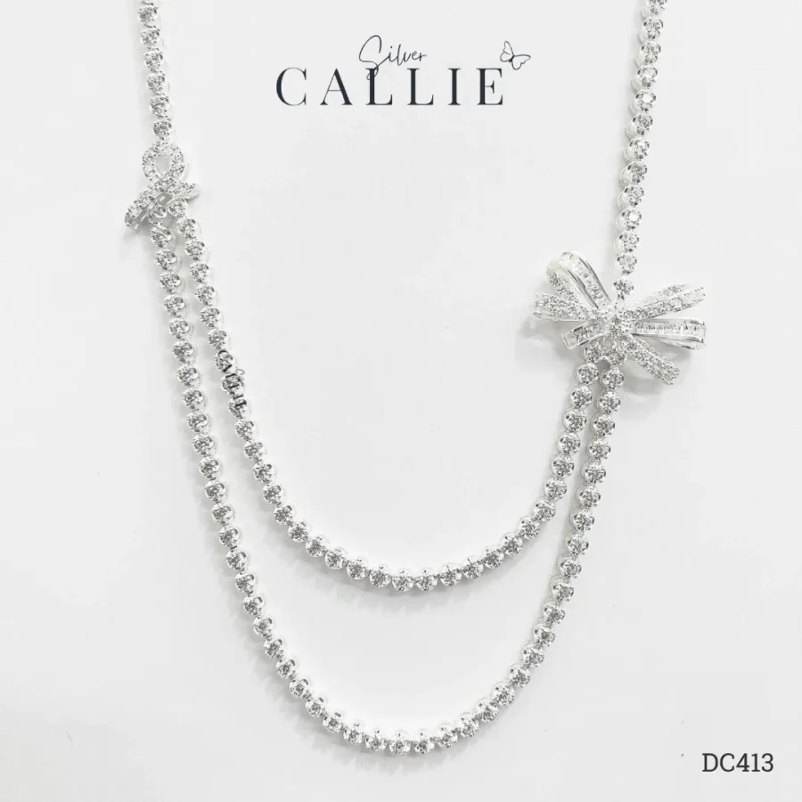 DC413 - Dây Chuyền Bạc Callie Silver Cô Dâu
