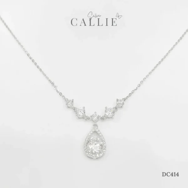DC414 - Dây Chuyền Bạc Callie Silver Mặt Giọt Nước