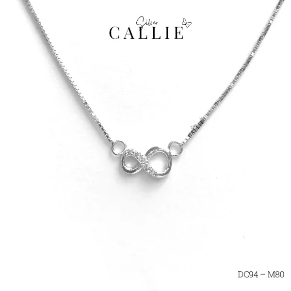 M80 - Mặt dây chuyền bạc thiết kế Callie Silver vô cực