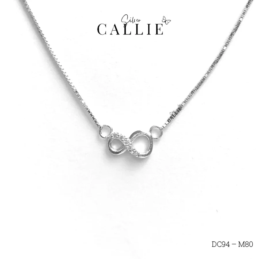 M80 - Mặt dây chuyền bạc thiết kế Callie Silver vô cực
