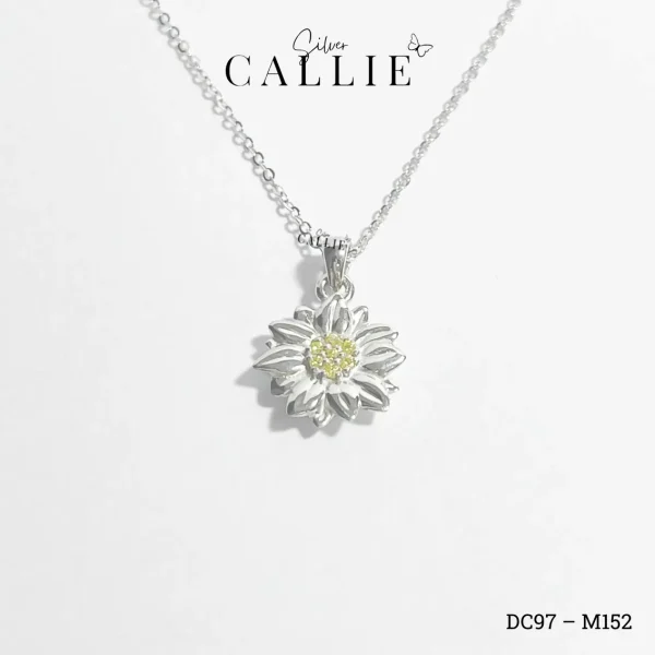 DC97 - M152: Dây chuyền bạc thiết kế Callie Silver hướng dương