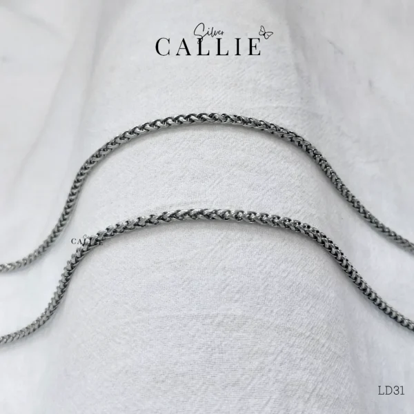 LD31 - Lắc tay bạc Callie Silver vẩy rồng
