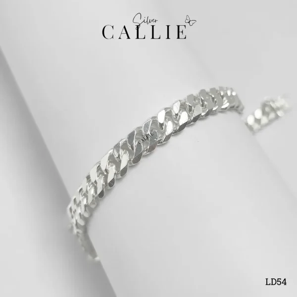 LD54 - Lắc Tay Bạc Callie Silver Dạng Lật 8mm