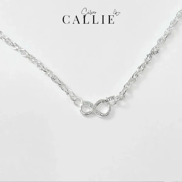 Dây Chuyền Bạc Thiết Kế Callie Silver Vô Cực