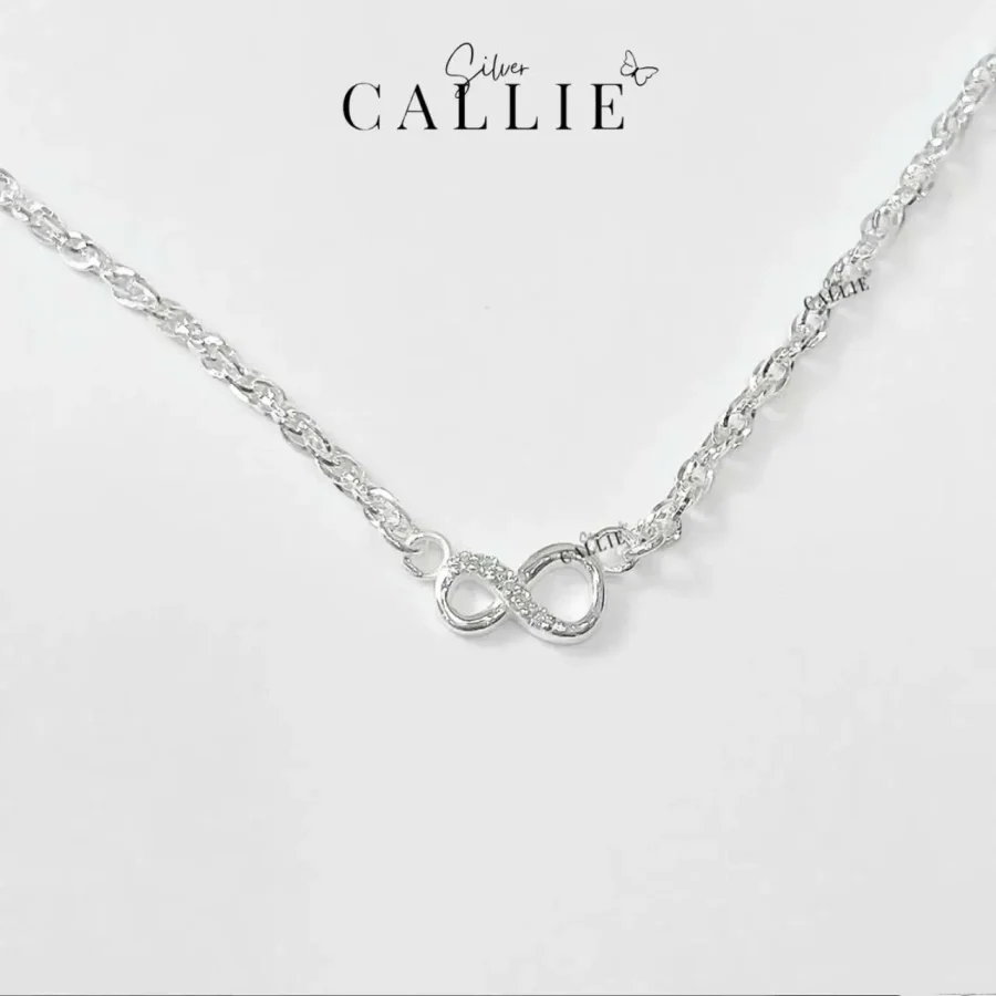 Dây Chuyền Bạc Thiết Kế Callie Silver Vô Cực