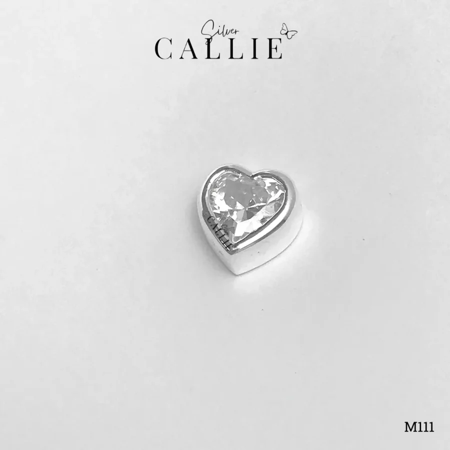 M111 - Mặt Dây Bạc Thiết Kế Callie Silver Trái Tim