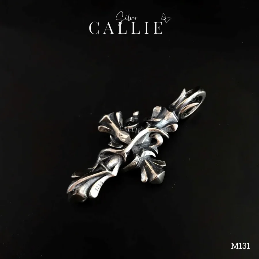 M131 - Mặt Dây Bạc Callie Silver Thập Giá