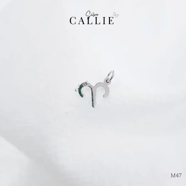 M47 - Mặt dây chuyền Callie Silver cung Bạch Dương