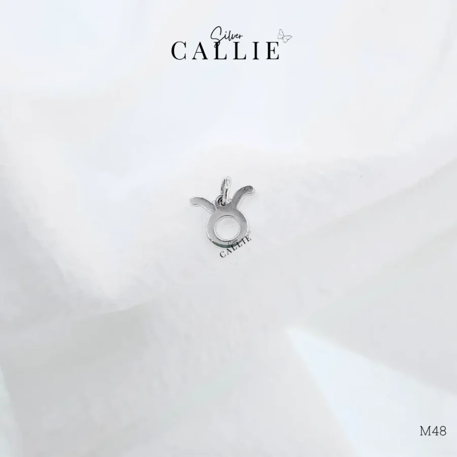 M48 - Mặt dây chuyền Callie Silver cung Kim Ngưu