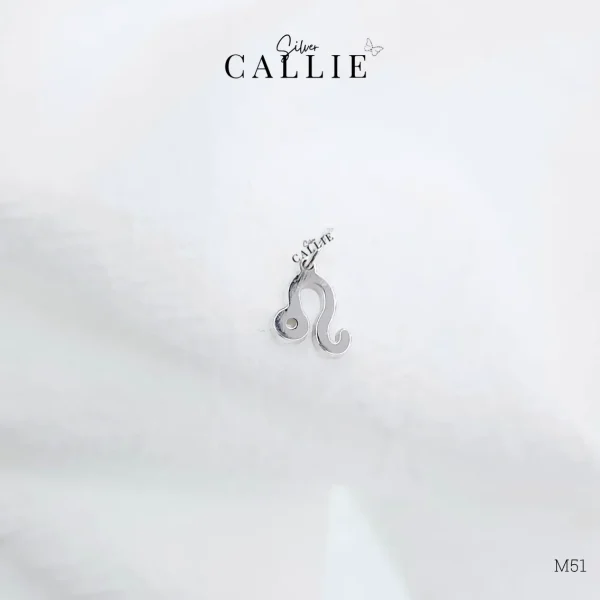 M51 - Mặt dây chuyền Callie Silver cung Sư Tử