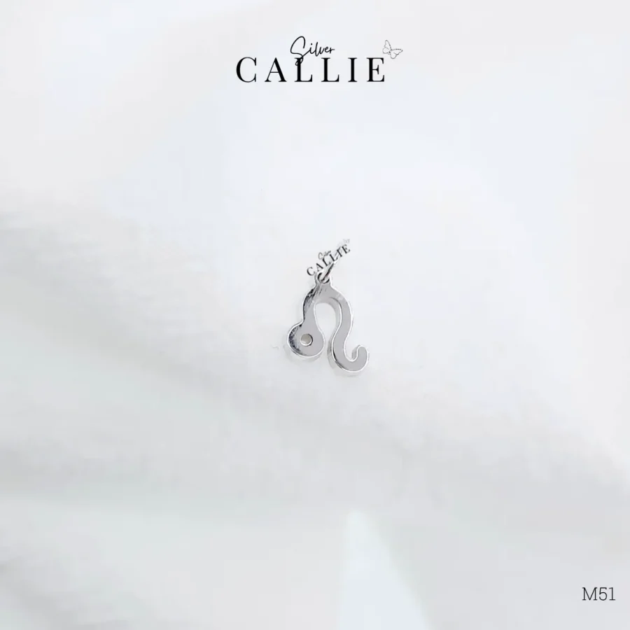 M51 - Mặt dây chuyền Callie Silver cung Sư Tử
