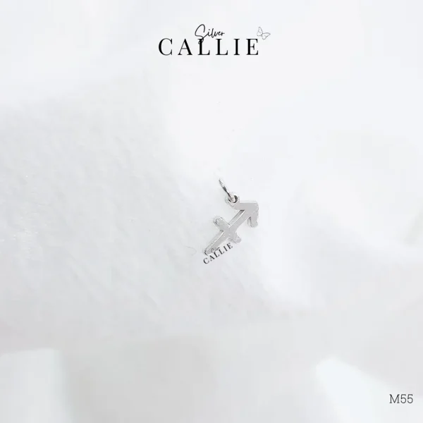 M55 - Mặt dây chuyền Callie Silver cung Nhân Mã
