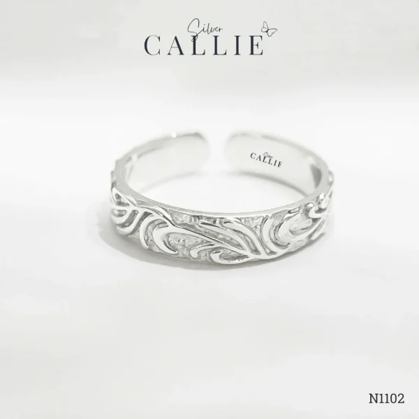 N1102 - Nhẫn Bạc Thiết Kế Callie Silver The Emperor