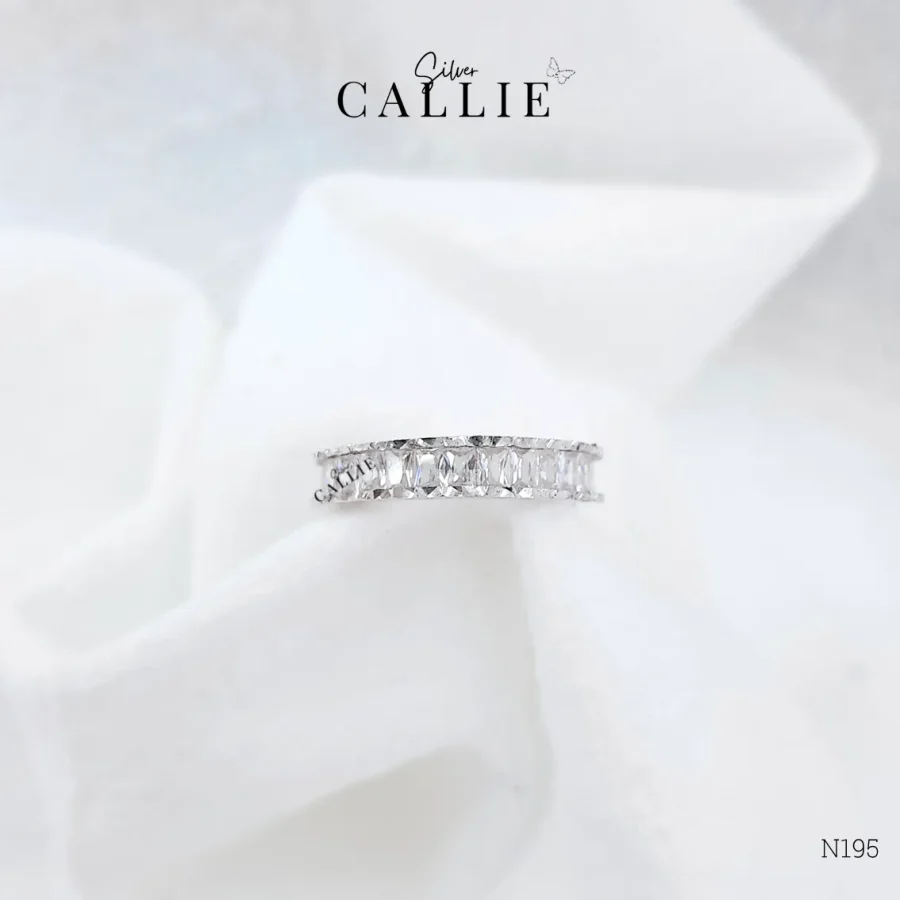 N195 - Nhẫn bạc Callie Silver lấp lánh