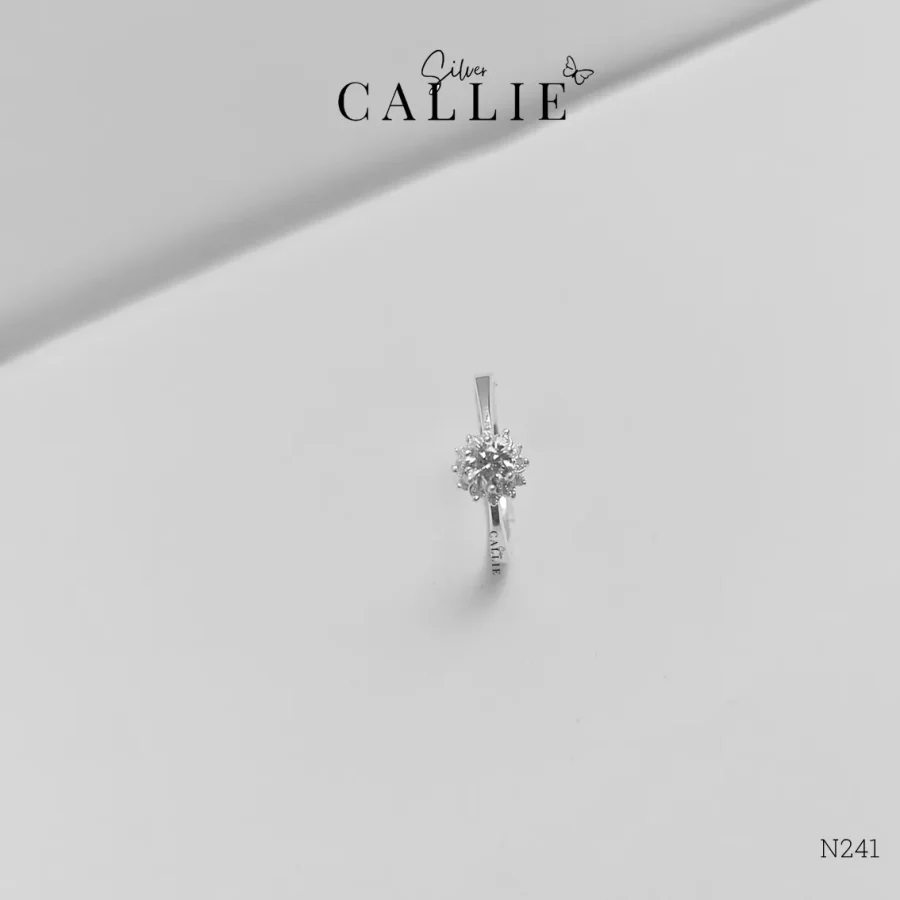 N241 - Nhẫn bạc Callie Silver bông tuyết thiết kế