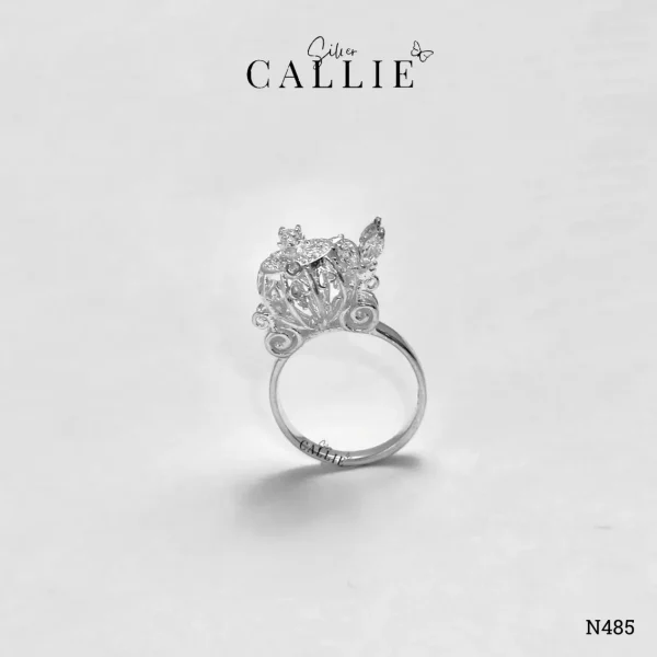 N485 - Nhẫn Bạc Thiết Kế Callie Silver Công Chúa