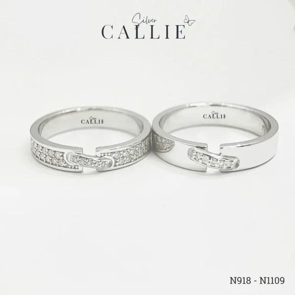 N918 - N1109: Nhẫn bạc thiết kế Callie Silver Liên Kết