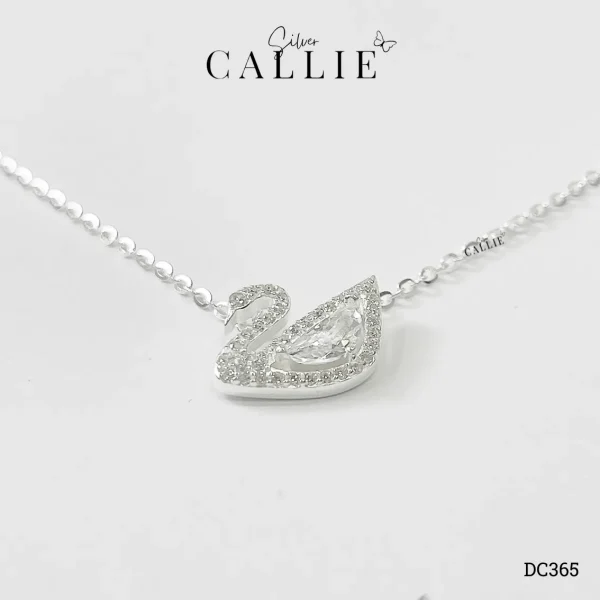 DC365 - Dây Chuyền Bạc Callie Silver Thiên Nga Trắng