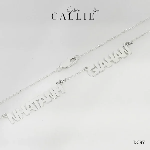 DC97 - Dây Chuyền Bạc Callie Silver Thiết Kế Theo Tên