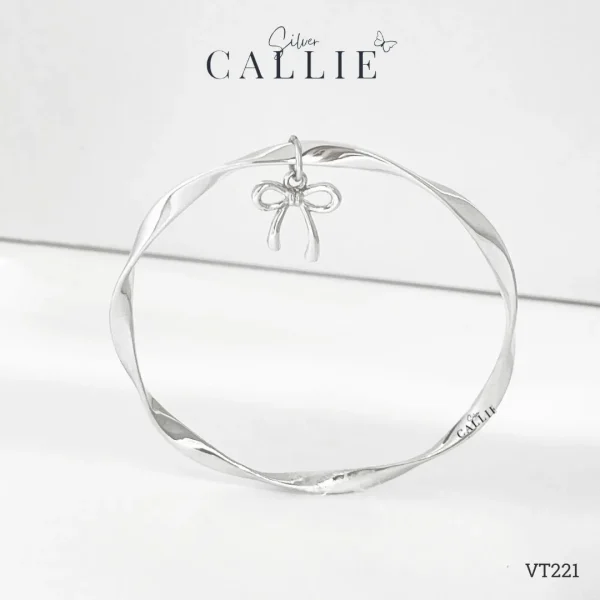 VT221 - Vòng Tay Bạc Thiết Kế Callie Silver