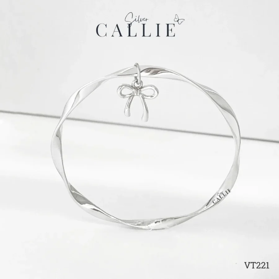 VT221 - Vòng Tay Bạc Thiết Kế Callie Silver