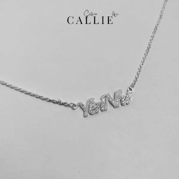 Dây Chuyền Bạc Callie Silver Thiết Kế Theo Tên