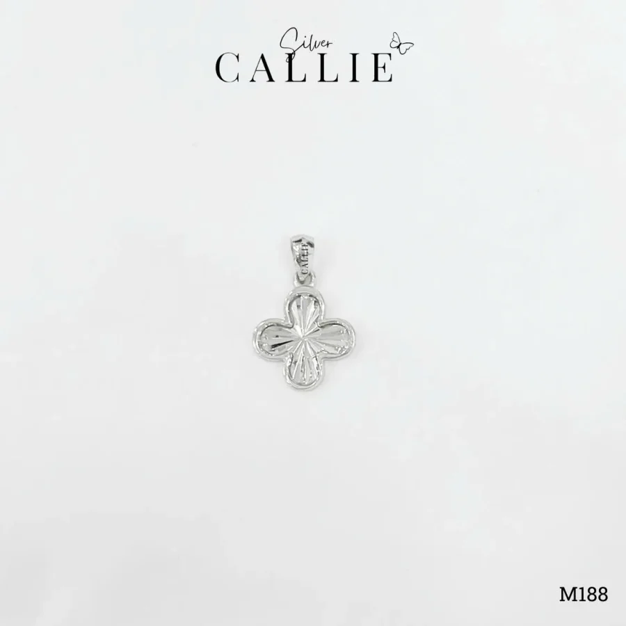 M188 - Mặt Dây Bạc Thiết Kế Callie Silver Bông Hoa