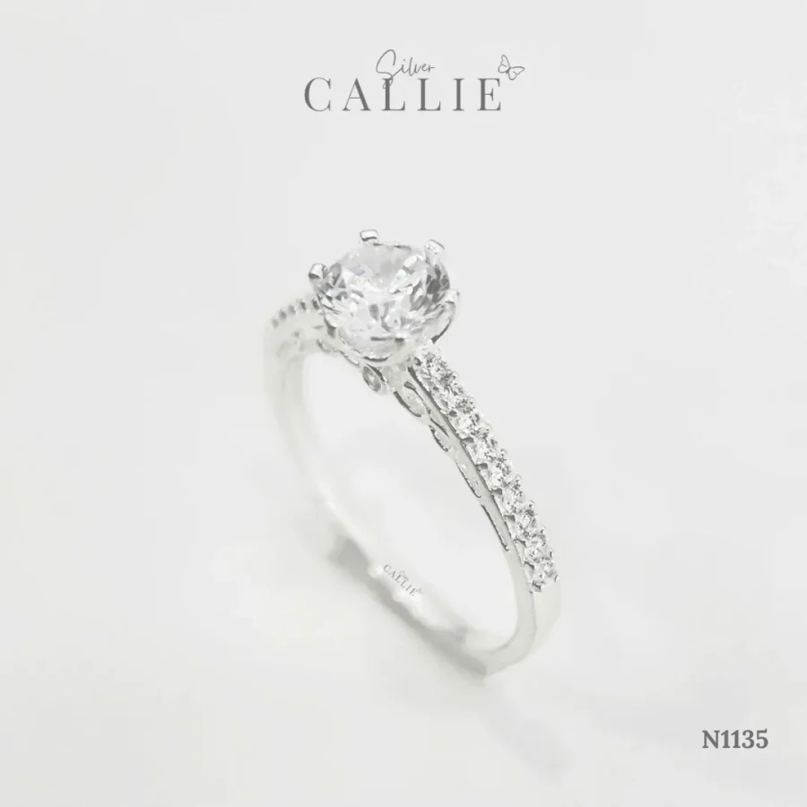 N1135 - Nhẫn Bạc Callie Silver Vintage Lace